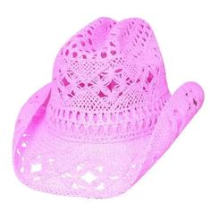 Bullhide April - Children's Shapeable Straw Cowgirl Hat - Hatcountry Cowboy Straw Hat, Cowgirl Boots Wedding, Hot Pink Fashion, Straw Cowboy Hat, Wedding Boots