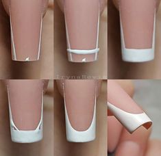 Ako Kresliť, Beginner Nail Designs, Business Nails, Acrylic Nails At Home, Autumn Nail, Nail Techniques, Nagel Tips