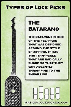 an advertisement for the batarang is shown in black and white, with green background