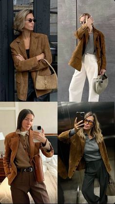 Women’s Suede Jacket, Suede Outfit 2024, Brown Suede Leather Jacket Outfit, Suede Fall 2024, Suede Brown Jacket Outfit, Brown Suede Jacket Outfit Woman, Oversized Suede Jacket Outfit, Camel Jacket Outfit Winter, Camel Suede Jacket Outfits