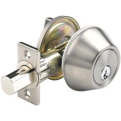 an image of a door handle and lock