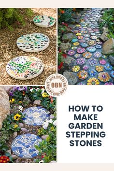 how to make garden stepping stones