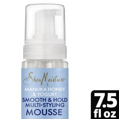 Nourish your hair with this SheaMoisture Smooth & Hold Multi-Styling Mousse infused with Manuka Honey, Yogurt Extract, and Mafura Oil to protect hair from humidity for 24 hours. This multi-styling hair mousse will allow you to switch up your style without stressing your strands. Enhance any style without all the flakes, thanks to SheaMoisture mousses. SheaMoisture is known and loved for its sustainably produced goodness. It's made with love for you. All of SheaMoisture hair care products, like t Sheamoisture Products, Shea Moisture Manuka Honey, Hair Nutrients, Honey Yogurt, Styling Mousse, Carols Daughter Products, African Black Soap, Hair Supplies, Honey Hair