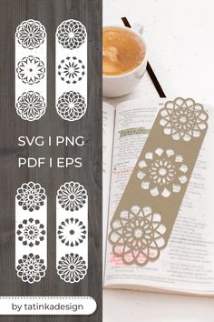 the svg files are ready to be used for cutting paper