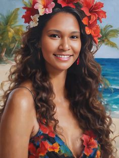 Island Girl, Tahiti, Beauty, Quick Saves, Art