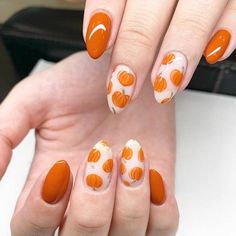 #fallnails #autumnnails #nailart #naildesigns #nailinspiration #nailsofinstagram #nailsoftheday #nailswag #nailgoals #nailtrends #nailfashion #nailaddict #naillove #nailstagram #nailspiration #nailsonfleek #nailstyle #nailpolish #nailobsessed #nailcommunity #nailjunkie #nailenvy #nailgamestrong #nailsonpoint #nailsofig #nailsoftheweek #nailsofthefall #nailsofautumn #nailsofseason #nailsoftheholidays #nailsofthedayfall Thanksgiving Nails Color, Pumpkin Nail Designs, Pumpkin Nail, Future Nails, Pumpkin Nail Art, Sophisticated Nails, Thanksgiving Nail Designs, Fall Manicure