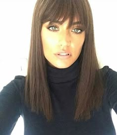 Hair With Bangs, Fringe Hairstyles, Long Bob Hairstyles, Long Bob