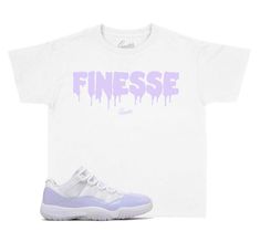 Kids Jordan 11 Pure violet sneaker tees Pure Violet 11, Jordan 11 Low Pure Violet, Air Jordan 11 Cmft, Jordan 11 Cmft Low, Air Jordan 11s, Jordan 11s, Sneaker Outfits, Jordan Retro 11, Retro 11