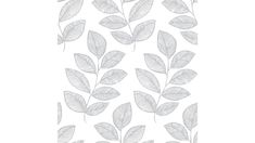 a drawing of leaves on a white background