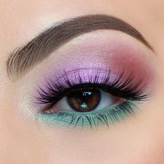 Pretty Eye Shadow Looks, Easy Makeup Ideas For Beginners Colorful, Cute Eyeshadow Ideas, Cool Eyeshadow Looks, Spring Eyeshadow Looks, Pastel Eyeshadow Looks, Pretty Eyeshadow Looks, Colorful Eyeshadow Looks, Eye Shadow Ideas