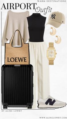 Travel Street Style, Aeroport Outfit, Casual Travel Outfit, Comfy Airport Outfit, How To Have Style, Comfy Travel Outfit, Airplane Outfits, Sunglasses Women Fashion