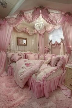 Pretty Bedrooms, Dream Apartment Decor, Girly Room, Cute Bedroom Decor, Cute Room Ideas, Dream House Rooms