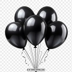 Black Balloon, Happy Birthday Png