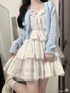 Kawaii Dress Outfit Ideas, Ribbon Outfits, Cutesy Fashion, Style Kawaii, Cute Dress Outfits, Kawaii Fashion Outfits, Grunge Style, 가을 패션, Really Cute Outfits