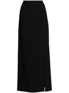 Elegant Formal Bottoms With Split Design, Workwear Skirt With Side Slits, Elegant Pencil Skirt Bottoms With Side Slits, Fitted Pencil Skirt With Side Slits For Workwear, Pencil Skirt With Side Slits For Spring Workwear, Fitted Skirt With Split Hem For Work, Spring Pencil Skirt With Side Slits For Workwear, Elegant High Waist Bottoms With Side Slits, Chic Pencil Skirt With Side Slits For Work