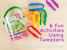 6 fun activities using tweezers for kids