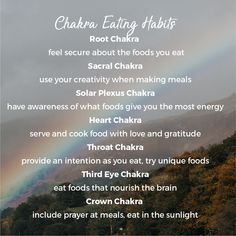 Healthy eating habits that go with each of the chakras. Which one are you drawn to?  #healthylifestyle #motivation #lifestyle #yogi #food #healthy #chakra #healthychoices #foodlover #foodforthesoul #chakras #love #yoga #namaste #chakrahealing #spiritual #meditation #healing #peace #chakralove #inspiring #wellness Yogi Food, Business Vibes, Spiritual Mind, Yoga Spirituality, Yoga Namaste, Spiritual Yoga, The Chakras, Motivation Lifestyle