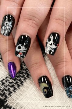 Frankenweenie Nails Nails Inspired