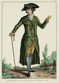 redingote jacket in paintings - Google Search 18th Century French Fashion, 1780s Fashion, 18th Century Mens Fashion, Romantic Era, Georgian Era, 18th Century Fashion, Century Clothing