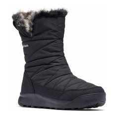 Step into comfort with these Columbia Minx Slip V women's winter boots. Click this FOOTWEAR GUIDE to find the perfect fit and more! Step into comfort with these Columbia Minx Slip V women's winter boots. Click this FOOTWEAR GUIDE to find the perfect fit and more! FEATURES Breathable waterproof design 200g insulation Faux fur interior construction Medial zipper for easy on and off Lightweight midsole provides comfort and superior cushioning Outsole provides exceptional traction in wet and dry con Cozy Slippers Boots, Columbia Shoes, Cold Weather Boots, Waterproof Winter Boots, Snow Boot, Slouched Boots, Snow Boots Women, Black Boots Women, Snow Shoes