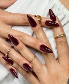 Get inspired with gorgeous fall nail designs that are perfect for both fall and winter seasons. Try these cozy colors and trendy patterns! #fallnails #winternaildesigns #fallnailtrends #winternails2024 Stilleto Nails Designs, Fake Nail Tips, Glitter Gradient, Long Stiletto, Fake Nails With Glue, Almond Nails Designs, Burgundy Nails, Fake Nail, Fire Nails