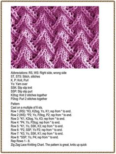 the knitting pattern for this afghan is very easy to knit