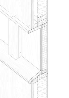 a line drawing of the bottom section of a cabinet