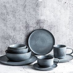 Crockery Nordic Ceramic Tableware Set - Living Simply House Farmhouse Dinnerware Sets, Dinnerware Sets Rustic, Farmhouse Dinnerware, Ceramic Dish Set, Ceramic Dinner Set, Handmade Dinnerware, Dishware Sets, Ceramic Dinnerware Set, Rustic Ceramics