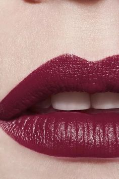 Winter Lips, Parfum Chanel, Chanel Rouge, Lip Gloss Colors, Best Lipsticks, Satin Lipstick, Chanel Makeup, Upper Lip, Lip Colour