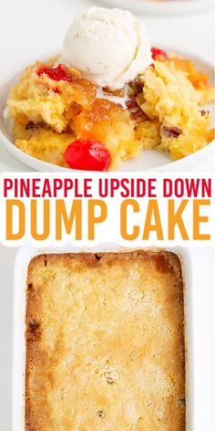 this pineapple upside down dump cake is so good it's easy to make