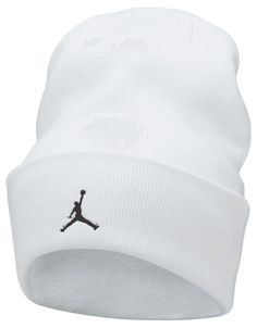 A fitted beanie with a generous cuff and embroidered Jumpman at front. Fit & Design Fitted beanie Made from soft, warming knit yarn Lined for comfort and durability Large fold-over cuff Embroidered Jumpman at center front Additional Details Hand wash only White Beanie, White Beanies, Hat Men, Athletic Outfits, Nike Jordan, Beanie Hat, Knitting Yarn, Hats For Men, Access Denied