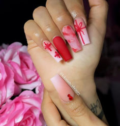 33 Simple Red Ombre Nail Design Inspirations Ombre Nail Design, Nail Design Inspiration