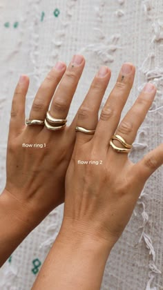 Flow State, Nail Jewels, Dope Jewelry, Birthday Ring, Gold Filled Ring, Funky Jewelry, Jewelry Lookbook, Doing Something, Minimalist Rings