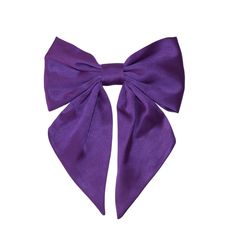 Our hair bows are handmade using 100% satin fabric on an alligator clip.  They're available in a range of timeless colours and in two lengths to suit all hair lenghts and hairstyles.  Suitable for children and adults.  Each hair bow clip is 15 cm wide. 100% satin