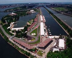 an aerial view of a race track with the words circuit cities - vilnenve over it