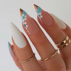 si quieres unas uñas perfectas como estas visita el enlace del perfil uñasperfectas / uñasfacilesdehacer / uñasdegel / lindasuñas Biab Nail, Gel Paint, Nail Tape, Pointed Nails, Glamorous Nails, Blue Nail, Black Nail, Manicures Designs