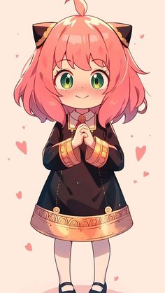 Anya Cute Wallpaper, Anya Fan Art, Anya Anime Character, Anime Chibi Wallpaper, Ania Spy X Family, Cute Anya Forger