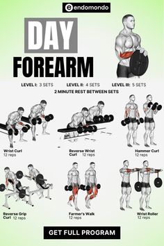 a poster showing how to use the dumbbells for chest and back workouts