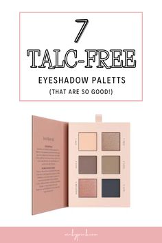 The Best Talc-Free Eyeshadow Palettes | non-toxic makeup | clean living | safe and clean ingredients | Amazon finds | Amazon beauty Starter Makeup, Brown Eyeshadow Palette, Makeup Clean, Amazon Beauty, Makeup Eyeshadow Palette, Natural Eyeshadow