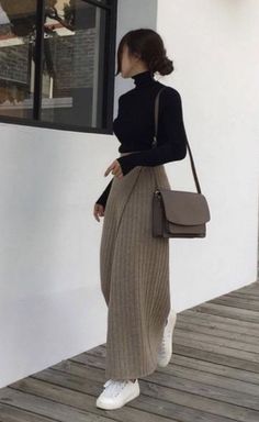 Stile Hijab, Outfit Chic, A Skirt, Inspired Outfits, 가을 패션, Looks Style, Casual Style Outfits