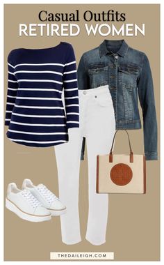 Casual retiree outfit ideas Preppy Spring Outfits 2024, Casual Tops For Women Classy, Summer Outfits Over 50 Casual, Spring Casual Outfits Women, Cute Casual Outfits For Spring, Wardrobe Basics For Women, 70's Outfit