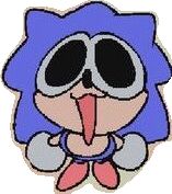 an image of a cartoon character making a funny face with her tongue out and eyes wide open