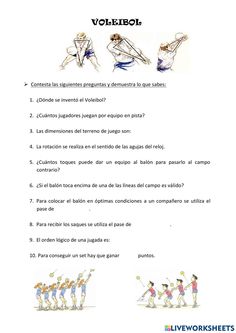 the instructions for how to do an exercise in spanish, with pictures of people doing different things