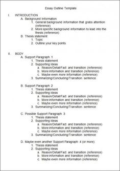 an outline for a research paper