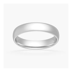 a plain wedding ring in white gold