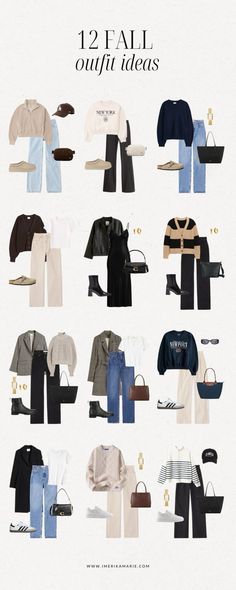 Fashion Capsule Wardrobe, Europe Outfits, Everyday Fashion Outfits, Outfit Ideas Fall, Capsule Outfits, Casual Day Outfits, Pieces Of Clothing, Looks Street Style, Stylish Work Outfits