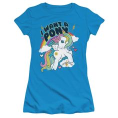 Officially Licensed Merchandise. Printed in the U.S.A. 100% Cotton High Quality Pre Shrunk Machine Washable T Shirt Design Will Not Fade, Crack or Peel After Multiple Washes. State of the Art Digitally Printed Clothing. Made to Order. Takes 2-5 Business Days to Make to Perfection. A Pony, School Tops, Cartoon T Shirts, Womens T Shirt, Tailored Shirts, Yoga Clothes, Cap Sleeve, My Little Pony, Mens Tank Tops