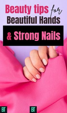 Homemade Beauty Recipes, Strong Hand, Nail Care Tips, Homemade Beauty, Homemade Beauty Tips, Makeup Needs, Beauty Advice, Strong Nails