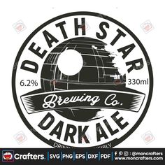 Death Star Pale Ale Star Wars Svg Disney Death Star Dark Ale Svg Disney Star Wars Svg, Darth Vader Dark Side, Star Wars Svg, Cruise Ideas, Cricket Ideas, Star Wars Droids, Disney Cartoon Characters, Svg Disney, Snoopy Quotes