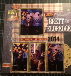 the album cover for britt eldrege at the show